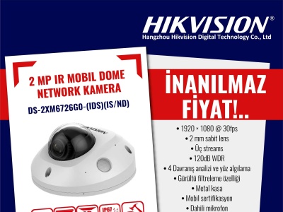 Hikvision Son Teknoloji Mobil Sesli Dome Kamera !..