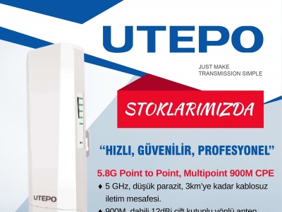 UTEPO CP5-900 serisi Artık ASR Teknoloji Stoklarında...