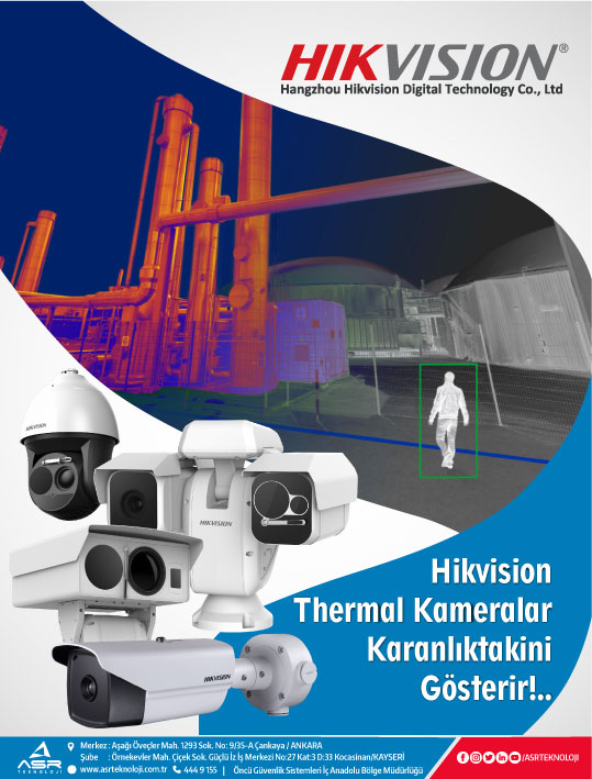 Hikvision Thermal Kameralar ile Bir Çok Seçenek Elinizin Altında !..