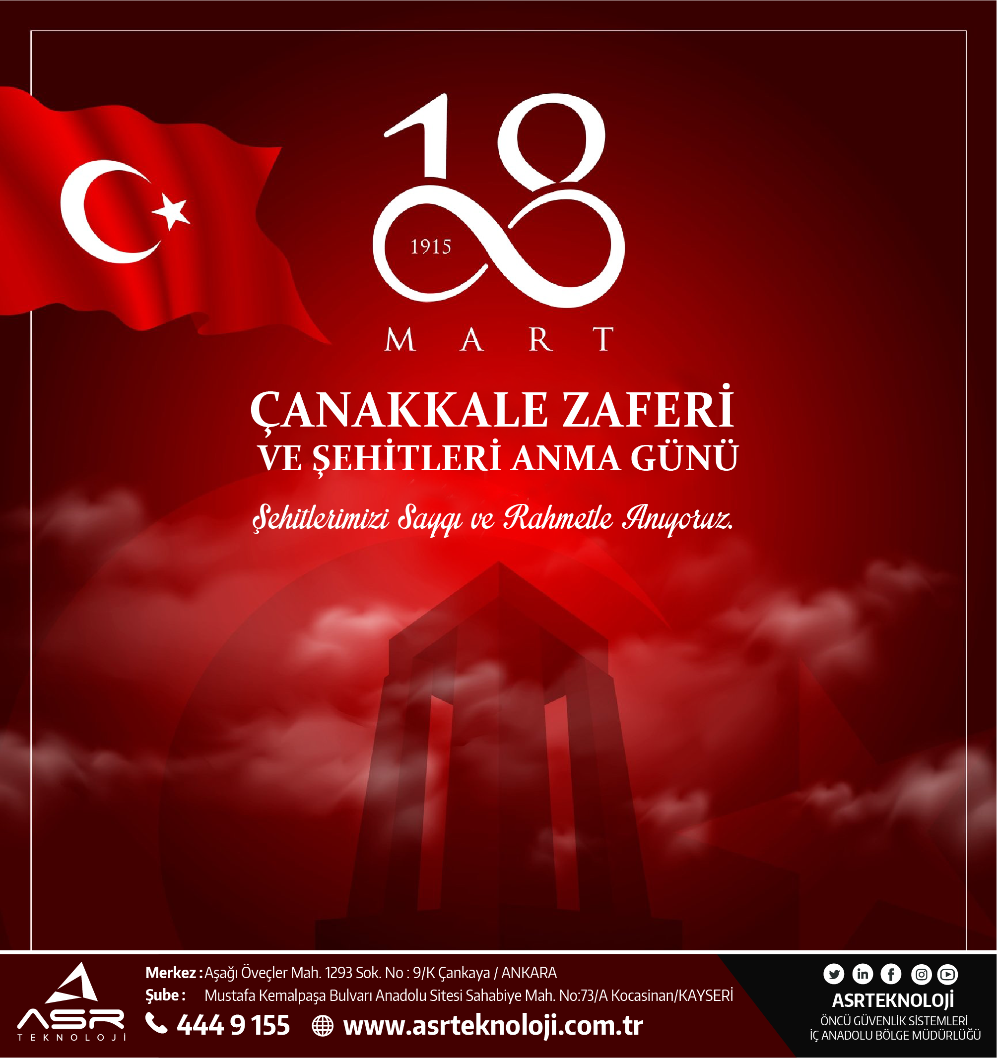 18 Mart Çanakkale Zaferi ve Şehitleri Anma Günü Kutlu Olsun!..